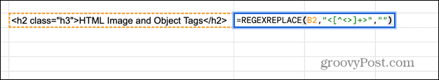 google sheets regexreplace vzorec