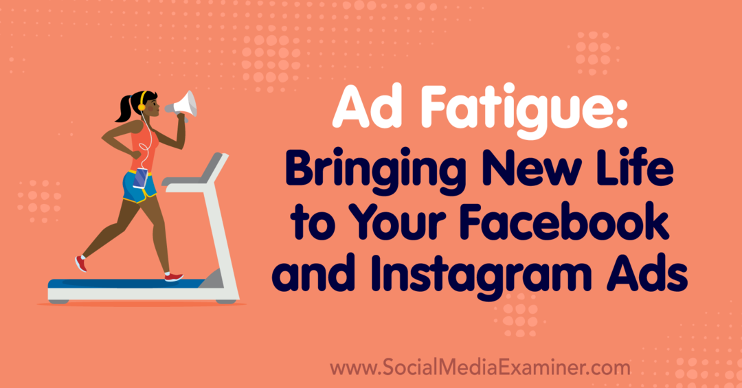Únava z reklamy: Oživte reklamy na Facebooku a Instagramu od Lynsey Fraser na zkoušce na sociálních médiích.