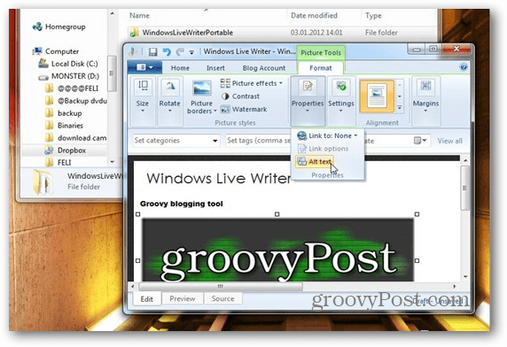 Jak spustit Windows Live Writer z Dropboxu