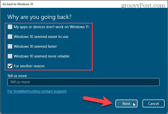 Důvody návratu k Windows 10