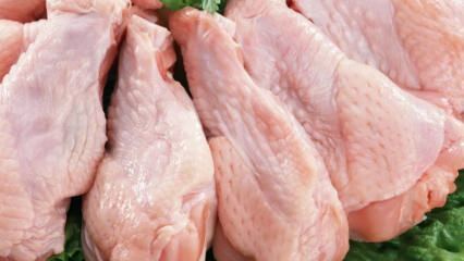 Jak je kuřecí maso skladováno?