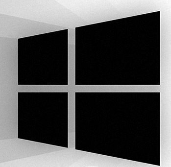 Windows 10 černý