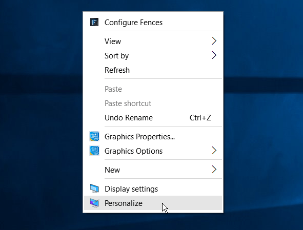 Windows 10 Přizpůsobení