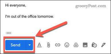Odeslání e-mailu Gmail