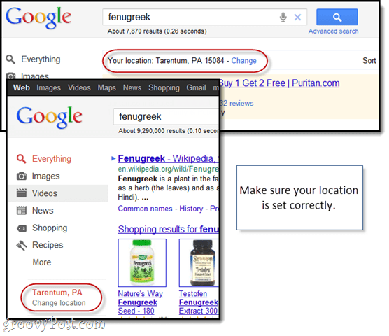 google nákupní vyhledávací tip