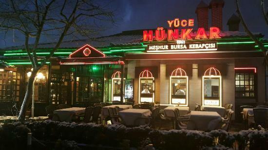 Nejvyšší Hünkar Slavná restaurace Bursa Kebab