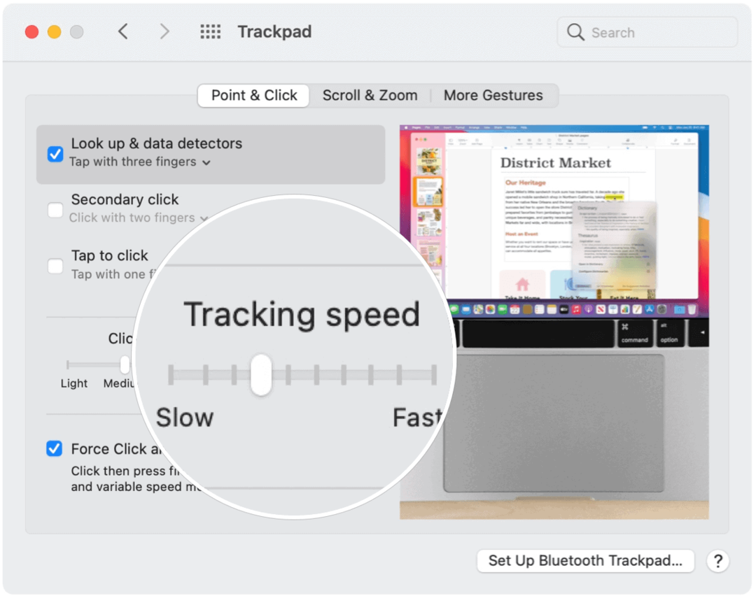 Opravte problémy s rychlostí sledování myši Mac Mouse TrackPad