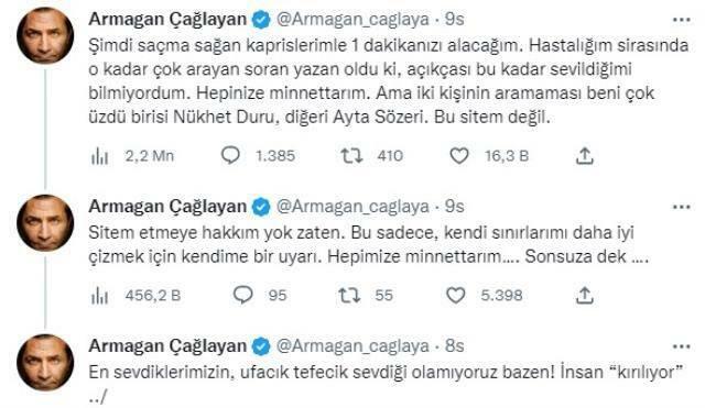 Armağan Çağlayan vytkl dvě slavná jména