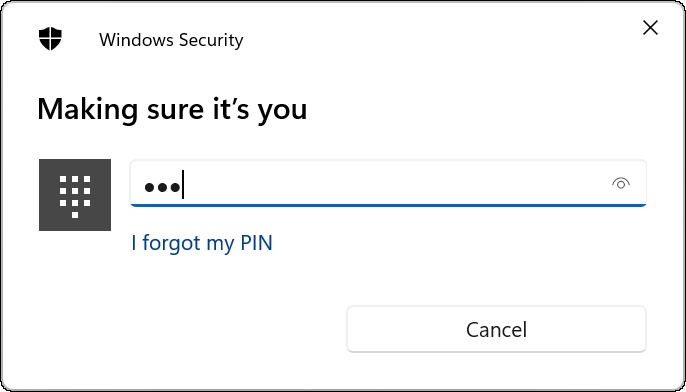 Přihlaste se pomocí PIN nebo hesla