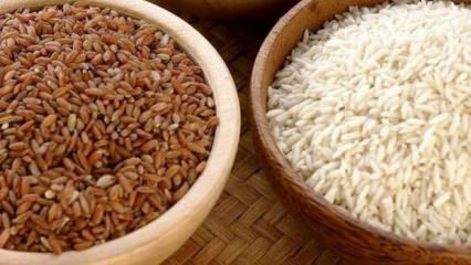 Je bílá rýže nebo hnědá rýže zdravější?