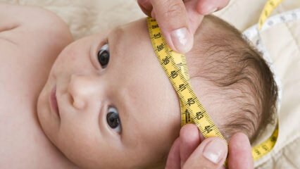 Jak změřit obvod hlavy u kojenců? Jak opravit spirálu hlavy u dětí?