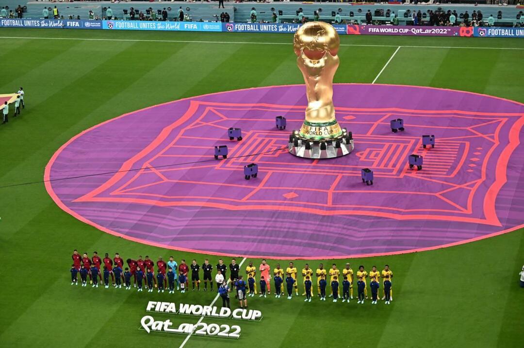Sdílení mistrovství světa ve fotbale 2022 od Emine Erdogan!
