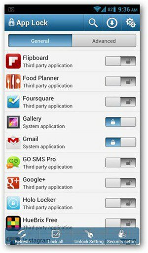 Jak uzamknout aplikace a funkce v Androidu s App Lock