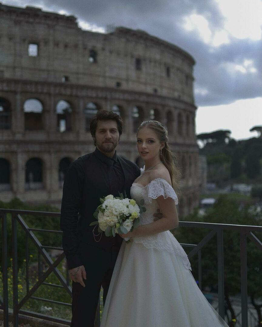 Svatba slavného páru se konala v Římě