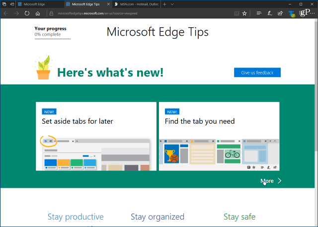 Zakažte v systému Windows 10 úvodní stránku „První spuštění“ otravné aplikace Microsoft Edge