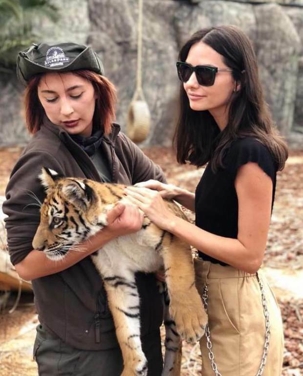 Slavná herečka Yasemin Özilhan přijala divokou přírodu