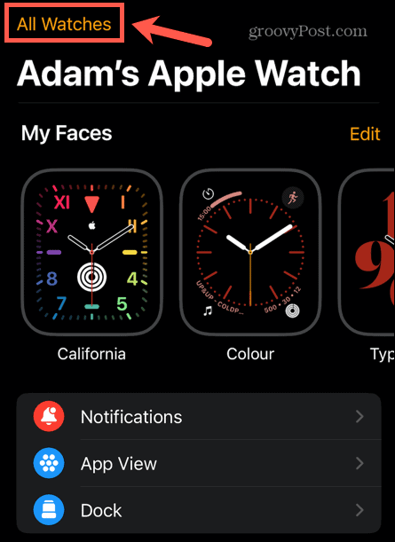 Apple watch všechny hodinky