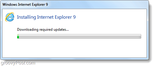Internet Explorer 9 Beta Nainstalujte pomalu, aktualizace, stahování
