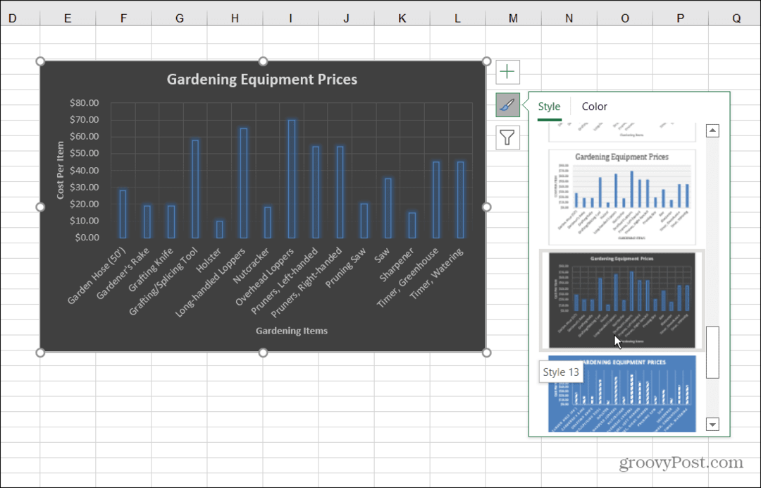 Jak vytvořit sloupcový graf v Excelu