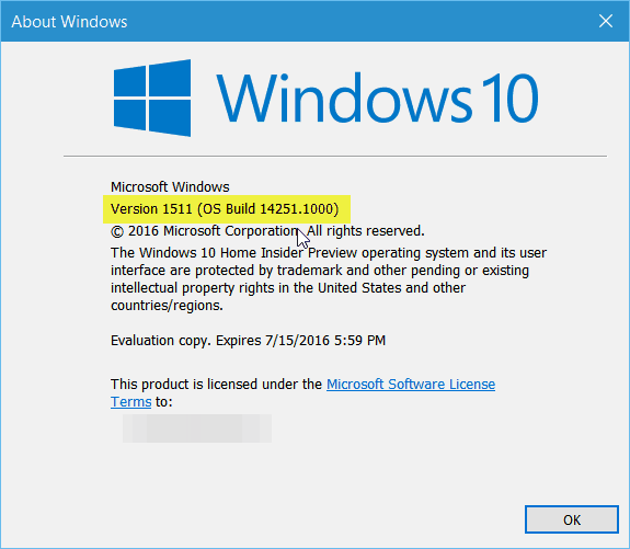 Windows 10 Redstone Preview Build 14251 k dispozici pro zasvěcence