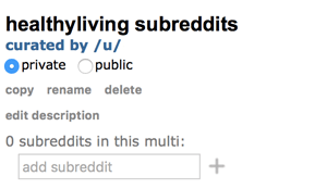 přidat subreddits do multireddit