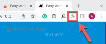 ikona rozšíření Chrome