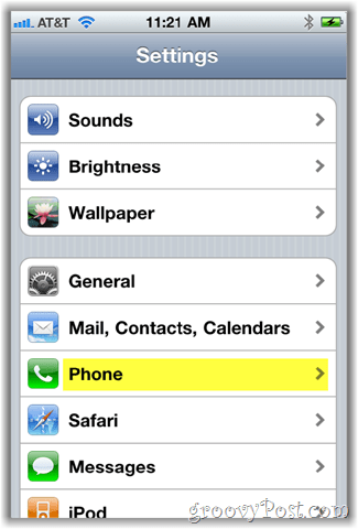 obrazovka telefonu iphone