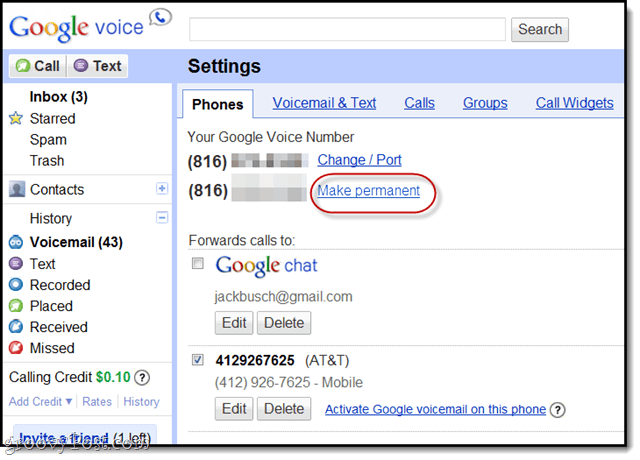 Po přenesení si své staré číslo Google Voice zachovejte