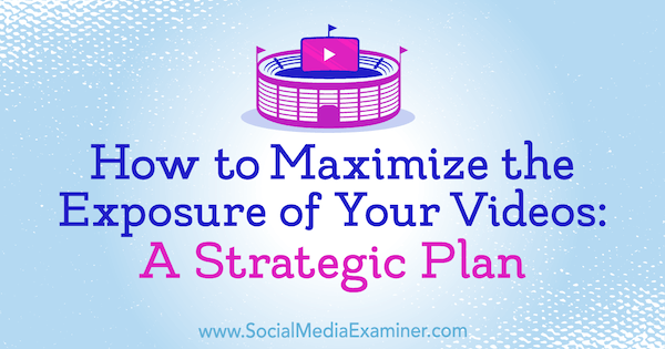 Jak maximalizovat expozici vašich videí: Strategický plán Desiree Martinez na zkoušejícím sociálních médií.