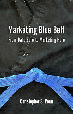 marketingový obal na modrý pásek