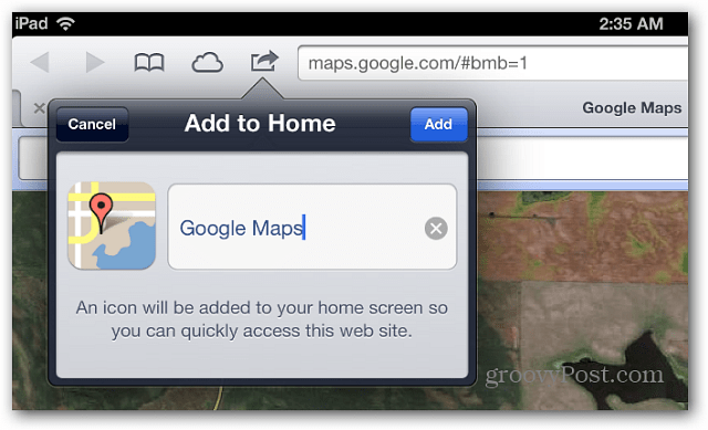 Tip pro iOS 6: Přidejte Mapy Google na plochu