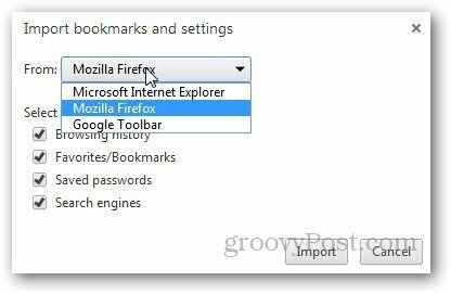 Přenos záložek Firefox 8