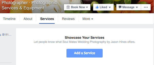 přidat službu facebook