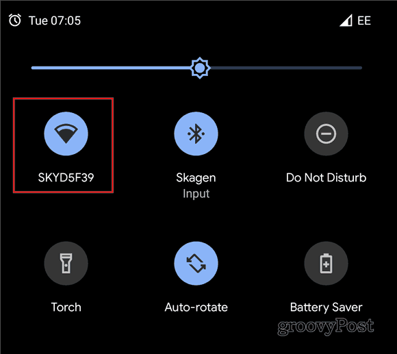 Android 10 sdílí WiFi QR kód