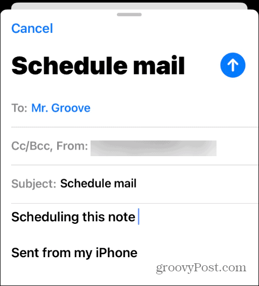 Naplánujte si e-maily na iPhone