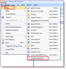Jak vytvořit soubory PST pomocí aplikace Outook 2007 nebo Outlook 2003:: groovyPost.com