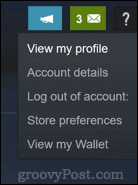 Prohlížíte si svůj Steam profil
