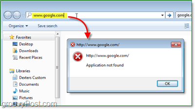 V aplikaci Internet Explorer nyní nelze otevřít nic z Windows 7