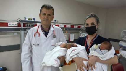 Čtyřicetiletá žena, která porodila trojčata, překvapila lékaře: „V tomto věku to není běžné“