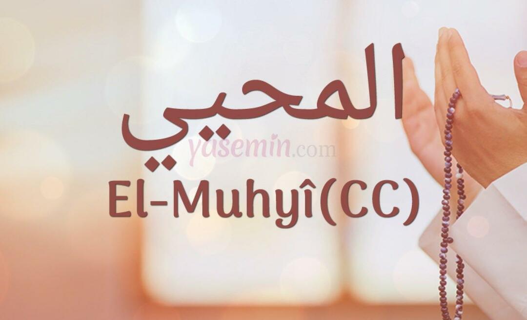 Co znamená al-muhyi (cc)? Ve kterých verších je zmíněn al-Muhyi?