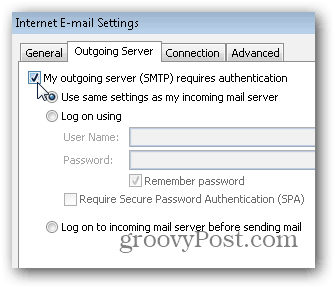 Nastavení IMAP POP3 IMAP aplikace Outlook 2010 - 06
