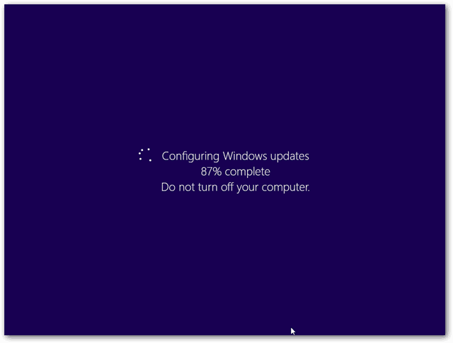Konfiguruji aktualizace Windows