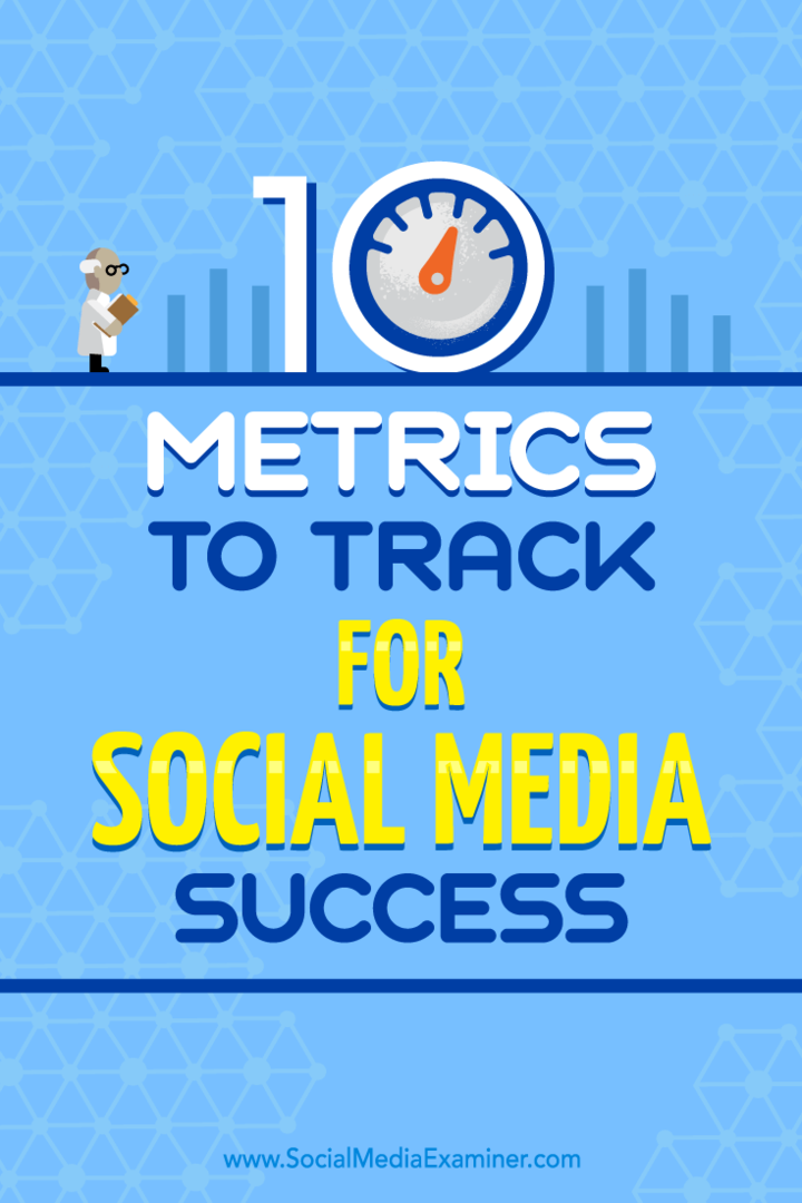 10 metrik ke sledování úspěchu v sociálních médiích od Aarona Agiusa v průzkumu sociálních médií.