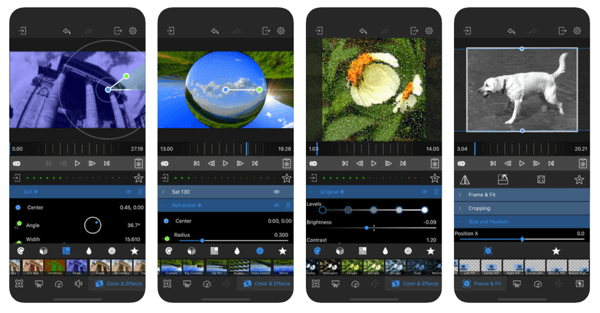 LumaFX je aplikace pro úpravy videa.