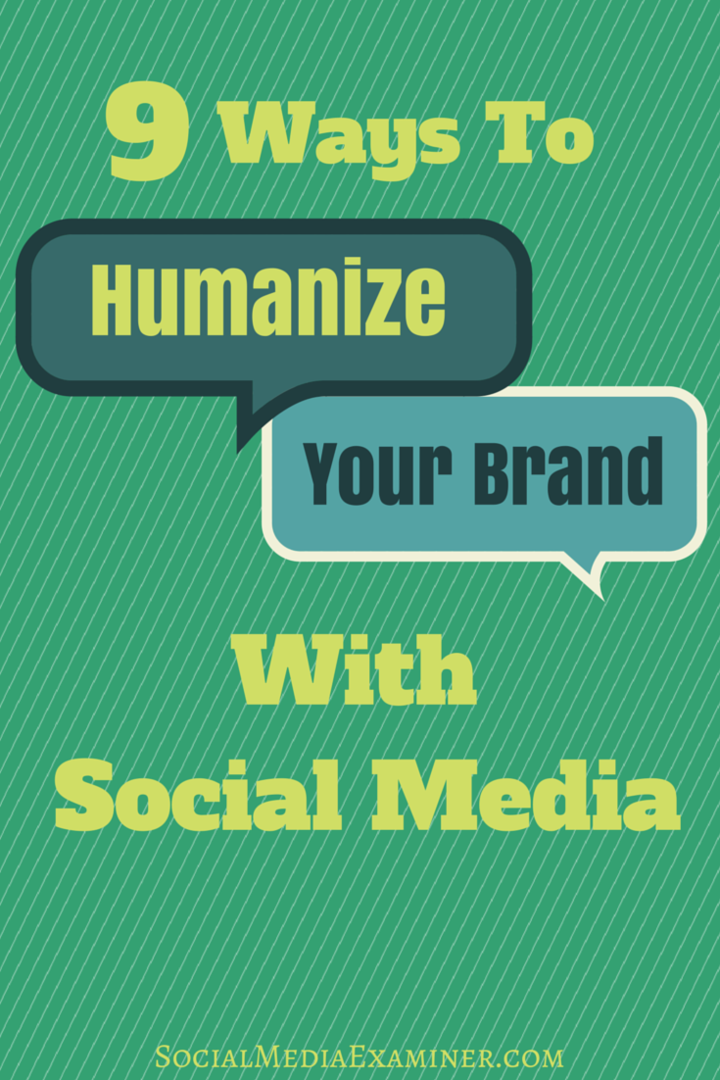jak humanizovat vaši značku pomocí sociálních médií
