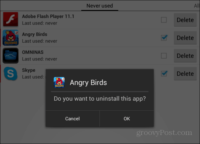 Zbavte se nevyužívaných aplikací pro Android pomocí zbytečného odstraňovače aplikací