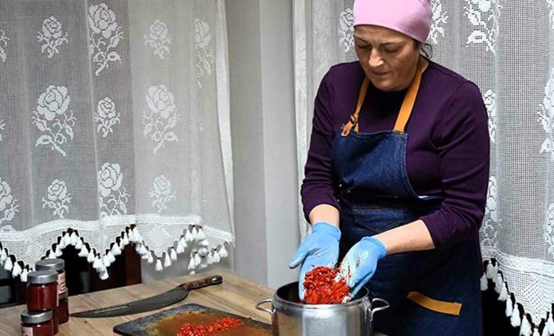 Ženy z Bileciku dělaly džem z registrované feferonky Çukurören: Nejsladší forma bolesti!