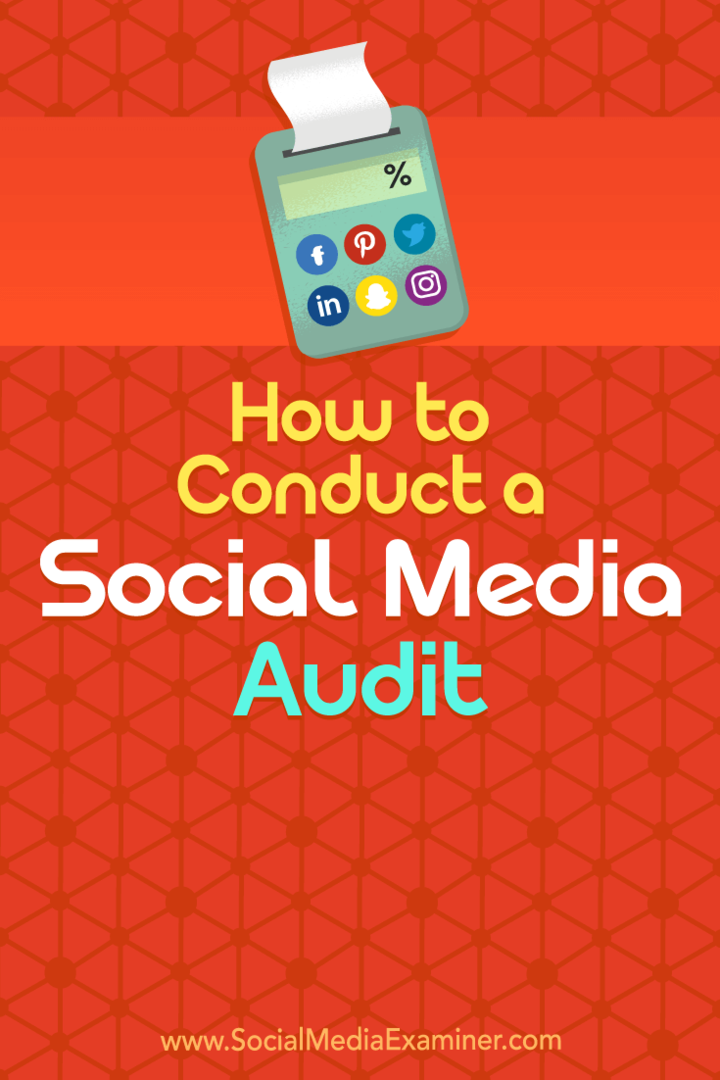 Jak provést audit sociálních médií Ana Gotter na zkoušejícím sociálních médií.