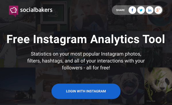 Přihlaste se pomocí Instagramu a získejte přístup k bezplatnému přehledu Socialbakers.