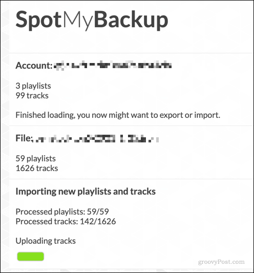 Přenos seznamů skladeb do Spotify pomocí SpotMyBackup